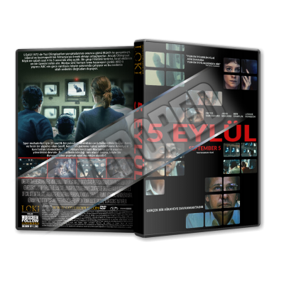 5 Eylül - September 5 - 2024 Türkçe Dvd Cover Tasarımı